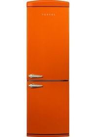 Resim Vestel RETRO NFK37011 330 L No-Frost Buzdolabı Turuncu 