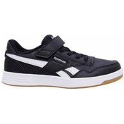 Resim Reebok Court Advence Elastic Top Strap Unisex Çocuk Ayakkabısı 100222426 Siyah - Beyaz 
