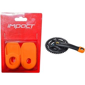 Resim İmpact Bisiklet Aynakol Koruma Kılıfı Silikon Neon Turuncu 