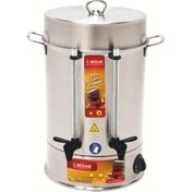 Resim Mizan Sanayi Tipi Çay Makinesi 120 Bardak Metal Çaymatik Semaveri-71459 