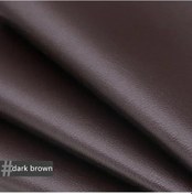 Resim Kendinden Yapışkanlı Deri Tamir Yama Seti Kanepe Mobilya Araba Koltukları İçin Dark Brown 70x50cm 