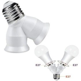 Resim Ledx Dy-101 E27 Duy Çoğaltıcı Tek Duydan Çift E27 Lamba Bağlantısı 