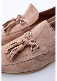 Resim Somon Süet Loafer 34307-Somon 
