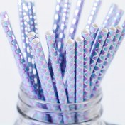 Resim 25 adet, Deniz Kızı Doğum Günü Partisi İçin Tek Kullanımlık Kağıt Pipetler, Deniz Altı Partisi Festif Etkinlik Malzemeleri, Deniz Kızı Düğün Partisi Dekoru Pipeti 