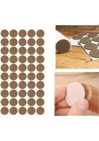 Resim Kendinden Yapışkanlı Zemin Koruyucu Keçe - Kahverengi 20mm 