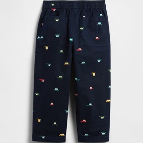 Resim Lacivert Pull-on Baggy Twill Pantolon - Lacivert / 6-12M 