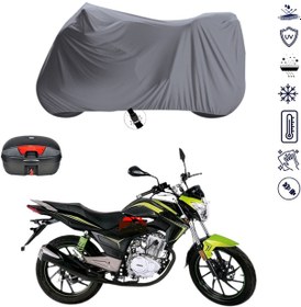 Resim FALCON LİON 150 ÇANTALI MOTOSİKLET BRANDA SU GEÇİRMEZ TOPCASE UYUMLU MOTOR BRANDA 