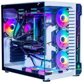 Resim Ramtech Fairytale White R7-5700X 32 GB 1 TB M2 NVMe SSD 8 GB RTX4060 W10 Masaüstü Oyuncu Bilgisayarı 