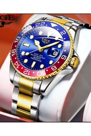 Resim Lige Patron Tasarım Çelik Lüks Erkek Kol Saati 