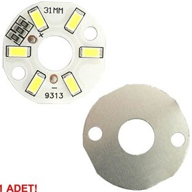 Resim 5730 5V 3W 32mm Beyaz Led Modül Aluminyum Pcb 6 Led Lamba Aydınla 
