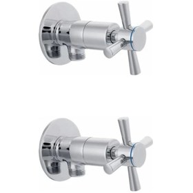 Resim doremodam 2 Li Artı Aç Kapa 4 Kollu Krom Çevirveli Taharet Musluğu ( Lisinya ) 