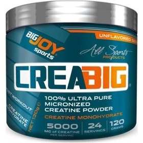 Resim Bigjoy Sports Creabig Kreatin Powder/120 G/Aromasız 