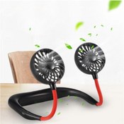 Resim SIGHTZER Mini Fan Taşınabilir Şarjlı Vantilatör Işıklı Boyun Askılı Serinletici 