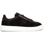 Resim Tamer Tanca Erkek Hakiki Deri Kahverengi Süet Sneakers & Spor Ayakkabı 04 4502-42 Erk Ayk Y25 Kahve Suet Kahve 