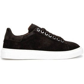 Resim Tamer Tanca Erkek Hakiki Deri Kahverengi Süet Sneakers & Spor Ayakkabı 04 4502-42 Erk Ayk Y25 Kahve Suet Kahve 