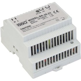 Resim Idr-30-12 - 30W 12Vdc 2A Raya Montajlı Güç Kaynağı 