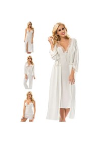 Resim Ekru Penye Çeyizlik 6' Lı Set - 1510 Çok Renkli 