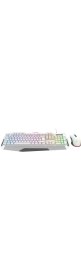 Resim Rampage Km-34 Glare Beyaz USB Rgb Aydınlatmalı Q 12800 Dpı Mouse Gaming Oyuncu Klavye Set 