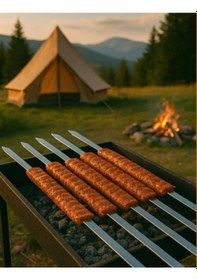Resim Kebap Şiş 5 Adet, Ciğer-kuşbaşı Şiş 10 Adet,kanat 5 Ad,30 Parça 
