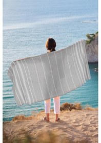 Resim Favora Peştamal Plaj Havlusu 90x140 - Gri 
