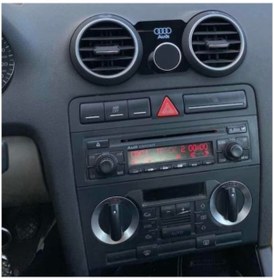 Resim Audi A3 8P(2004-2012) Halka Logolu Mıknatıslı Telefon Tutucu 