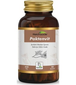Resim Hekimzade Paktenvit Şevketi Bostan İçeren Takviye Edici Gıda 650mg 90 Kapsül 