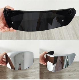 Resim Xuweiwei Silver-day Use Only Yüz Maskesi Yedek Agv New K3 Visera Casco Motorcycle Aksesuarları Dayanıklı Koruma 