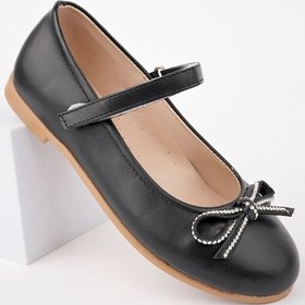 Resim Epaavm - Bıyık Fiyonk Siyah Cilt Kız Çocuk Ayakkabı - Onr150101 Siyah 