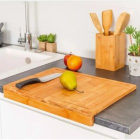 Resim Ahşap Tezgah Üstü Kesme Tahtası Küçük Boy Ahşap 