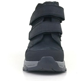 Resim Rakerplus Trekking Hakiki Deri Siyah Cırtlı Erkek Çocuk Bot Siyah 