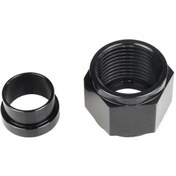 Resim Springsun 12an-3/4" Siyah Alüminyum Boru Somunu Ve Kılıf Bağlantısı - Tf-1093 Modeli Siyah 