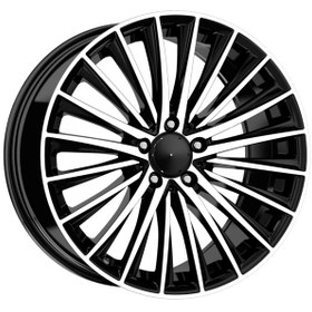 Resim EMR-DY988-02 9.0x18"-5x112 ET48 66.6 Black Diamond Jant (4 Adet) 