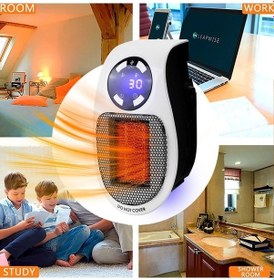Resim Flybuy 500w Hızlı Isıtma Seramik Isıtıcı - Dijital Termostat Ve Zamanlayıcı Uzaktan Kumandalı Taşınabilir Alan Isıtıcı, Ev Ve Ofis İçin Ideal 