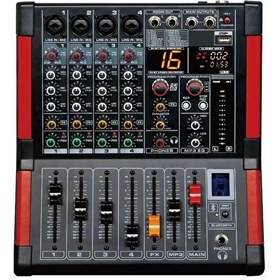 Resim DJ Pro MX-4 4 Kanallı 99 DSP Efektli 2x350 Watt Power Mikser 