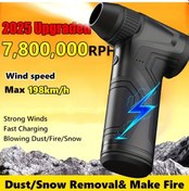 Resim Willowhaven 7800000rph Araç Turbo Üfleyici & Oto Kurutma Profesyonel Taşınabilir Jet Fan Usb Şarjlı 