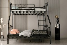 Resim Argimo İmaj 3 Kişilik Ebeveyn 3'lü Metal Ranza - 90x190 & 140x190 / Beyaz 