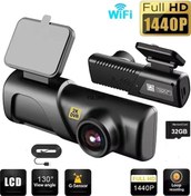 Resim Zilinn Araç Kamerası Wifi Hd 2k 1440p, Araba Dvr İçin, Kablosuz Video Kaydedici Usb / Acc 24h, Park Modu 