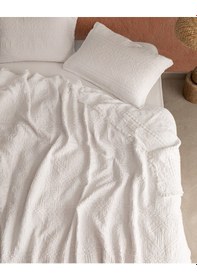 Resim Madame Coco Ethnique Tek Kişilik Yatak Örtüsü 8682116983945 Beyaz 