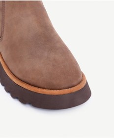 Resim Yargıcı Deri Lastikli İçi Kürklü Bot 25kkay4012x 003 Kahverengi 