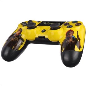 Resim Dualshock 4 V2 Cyberpunk 2077 Zct2 Kablosuz Ps4 Oyun Kolu 