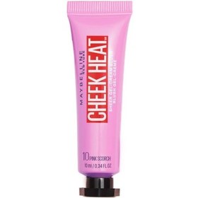 Resim Maybelline New York Cheek Heat Likit Allık-10 Pink Scorch-Pembe 10ml 