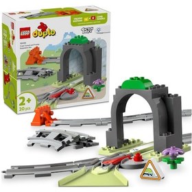 Resim LEGO® DUPLO® Kasabası Tren Tüneli ve Rayları Ek Macera Seti 10425 - 2 Yaş ve Üzeri Çocuklar İçin Eğitici Oyuncak Yapım Seti (20 Parça) 