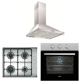 Resim Teka HE 715 SS - HLX 60 - DF 60 ınox Ankastre Set 