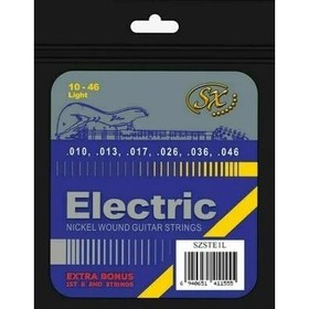 Resim SX SZSTE1L Light Elektro Gitar Teli (10-46) 