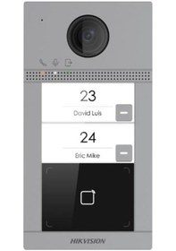 Resim Hıkvısıon Ds-kv8213-wme1 C Intercom Sistemi Dış Ünite Villa Tipi Fiziki Buton 