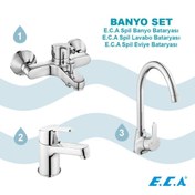 Resim Storeofstars E.c.a. Spil Banyo+ E.c.a. Spil Lavabo + E.c.a. Spil Eviye Bataryası 