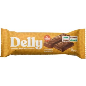 Resim DELLY Çikolata Kaplı C Vitaminli Meyveli Bar 35g 