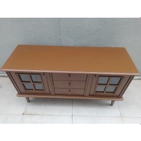 Resim Bengimobilya Tv Sehpası Windovs Model Pencere Ahşap Gürgen Retro Ayak Ceviz Re (486057554) 