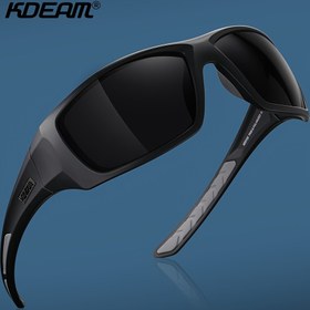 Resim KDEAM Gerçek Ultra-Hafif TR90 Çerçeve Yeni Polarize Kaymaz Konfor Silikon Burun Pedi ile Şakak Tasarımı 6 Renkte Mevcut, 3D Metal Logo 