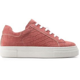 Resim Deery Hakiki Nubuk Pembe Sneaker Kadın Ayakkabı 